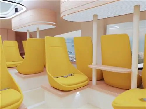 Дизайн интерьера самолета на церемонии вручения наград Crystal Cabin Awards 2022