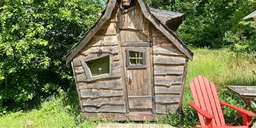 Сказочная хижина с скандинавской ванной на Airbnb