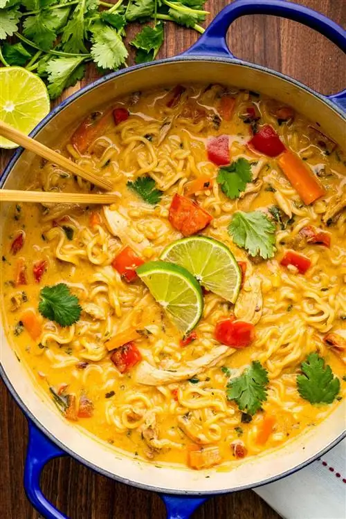 сливочный куриный рамен сливочный куриный рамен