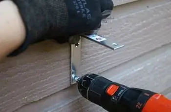 Как установить L-образный кронштейн