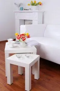 столы белые маленькие