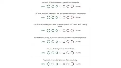 Скриншот бесплатного теста на 16personalities.com