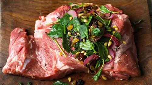 сырая свинина