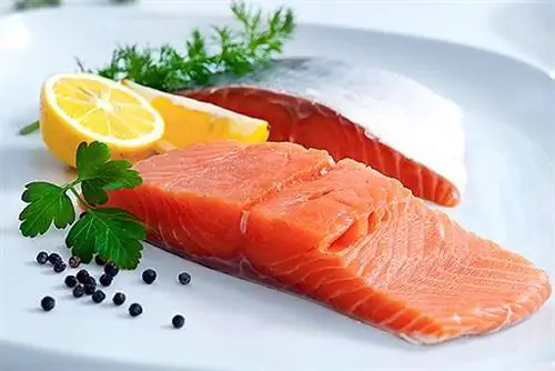 здоровая пища лосось