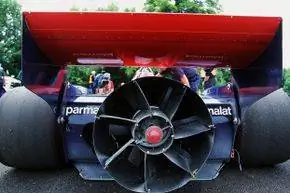 Brabham BT46B демонстрируется на фестивале в Гудвуде.