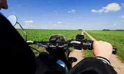 мужчина мотоцикл небо