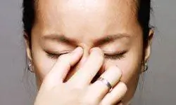 женщина с аллергией