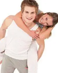 тренировка молодой пары