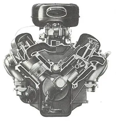 Двигатель Chevy 348-cid V-8