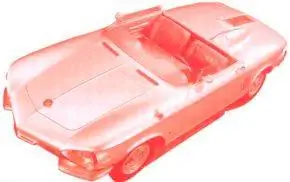 Corvair Super Spyder 1962 года, вид сверху Corvair Super Spyder 1962 года, вид сверху