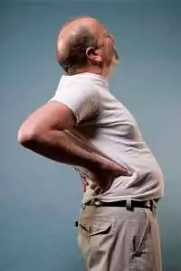 мужчина с болью в спине