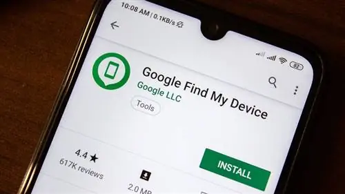 Приложение Google Find My Device на телефоне
