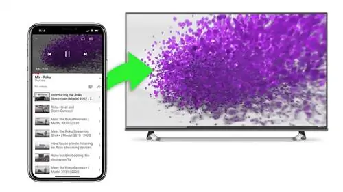 Как транслировать на Roku TV