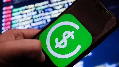 Логотип Cash App на телефоне Android