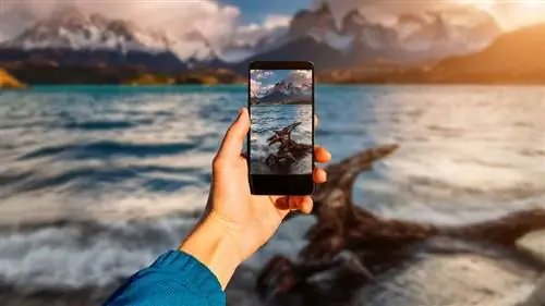 съемка пейзажей на смартфон Торрес-дель-Пайне, Чили