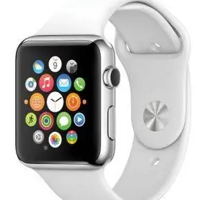 Значки на Apple Watch выглядят как маленькие сгруппированные круги. Значки на Apple Watch выглядят как маленькие сгруппированные круги.
