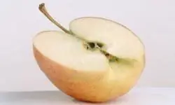 открытое яблоко