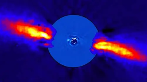 Beta Pictoris в инфракрасном свете