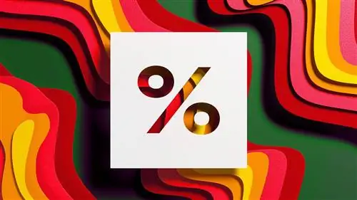 Как рассчитать формулу процентной ошибки