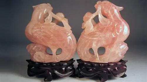 фигурка из розового кварца