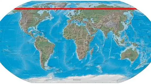 Карта Полярного круга