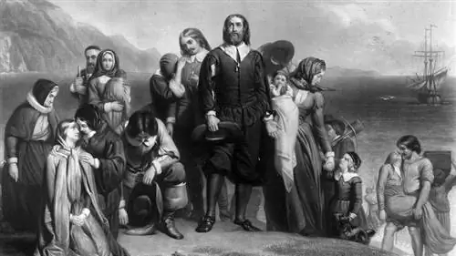 паломники в Плимут Рок