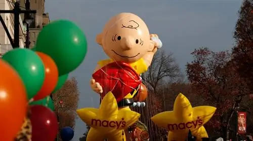 Воздушный шар Чарли Брауна, парад Macy's Day