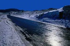 Осадки на зимней дороге