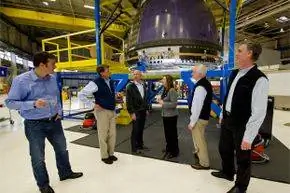 НАСА посещает Blue Origin
