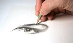 эскиз глаза