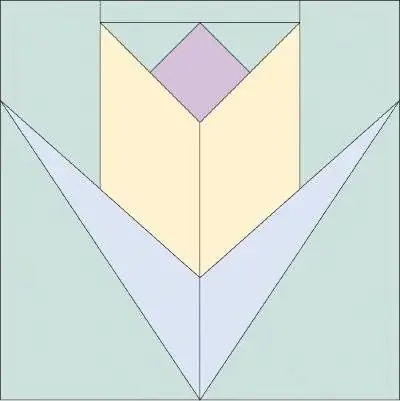 Одеяло с трубящим тюльпаном