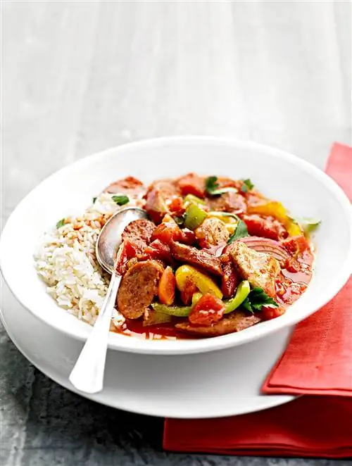 Легкая курица Джамбалайя Легкая курица Джамбалайя