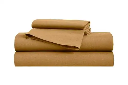 Комплект постельного белья Brooklinen Linen Core оливкового цвета