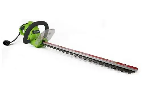 Электрический триммер для живой изгороди двойного действия Greenworks, 4 ампера, 22 дюйма