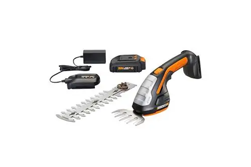 WORX POWER SHARE Двойной беспроводной электрический триммер для живой изгороди WORX POWER SHARE, 8 дюймов, 20 В, 1,5 Ач (аккумулятор &, зарядное устройство в комплекте)