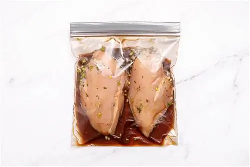 маринование куриной грудки в пакете с замком