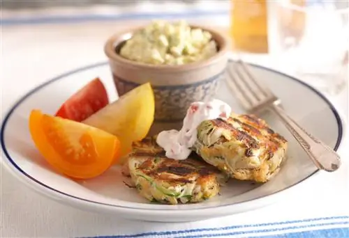 Крабовые пирожки с цукини