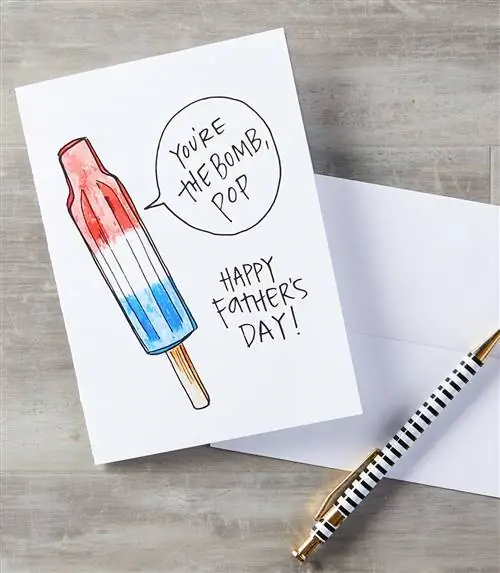 Открытка на День отца