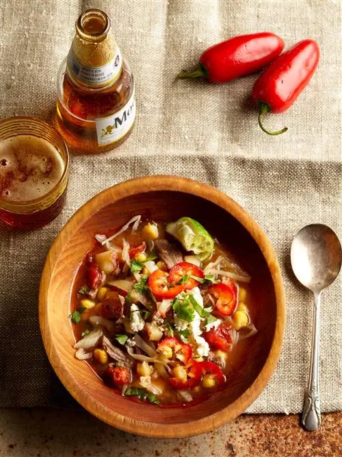 Позоле из говядины медленного приготовления