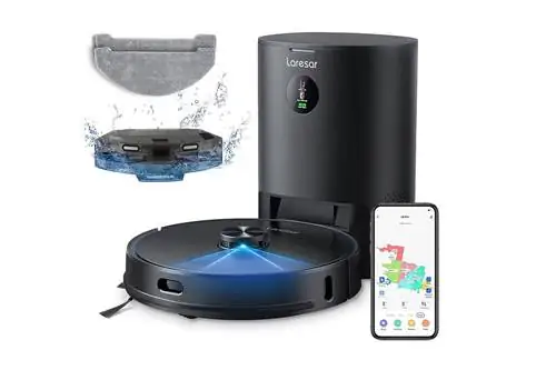 Робот-пылесос и швабра Amazon Prime Day Laresar с автоматическим удалением грязи, макс. 3500 Па
