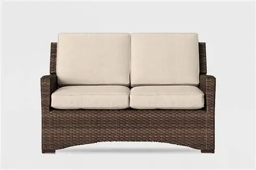 Целевой порог Halsted Wicker Patio Loveseat