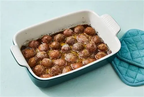 Картофель в корочке из пармезана