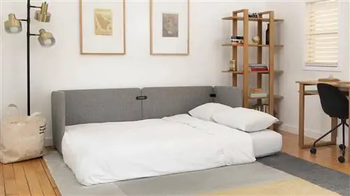 Серый раскладной диван New Burrow