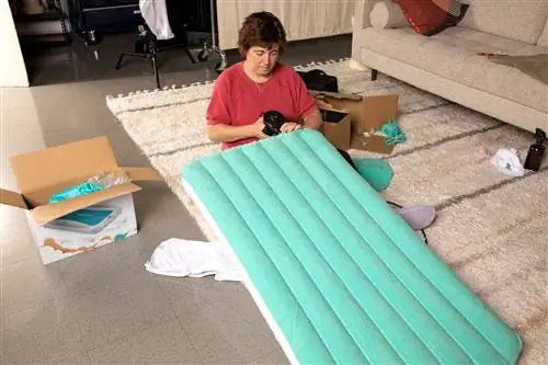 hiccapop Надувная дорожная кровать для малышей с защитными бамперами