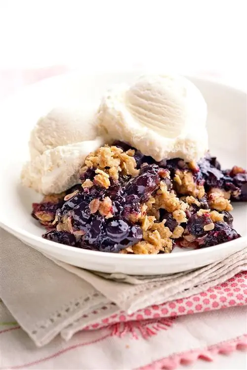 черничный хрустящий