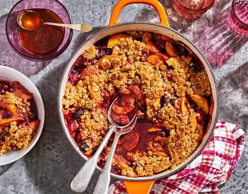 Персиково-ягодный горячий медовый чипс