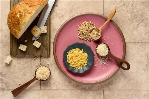 различные виды заменителей панировочных сухарей свежим хлебом для приготовления панировочных сухарей