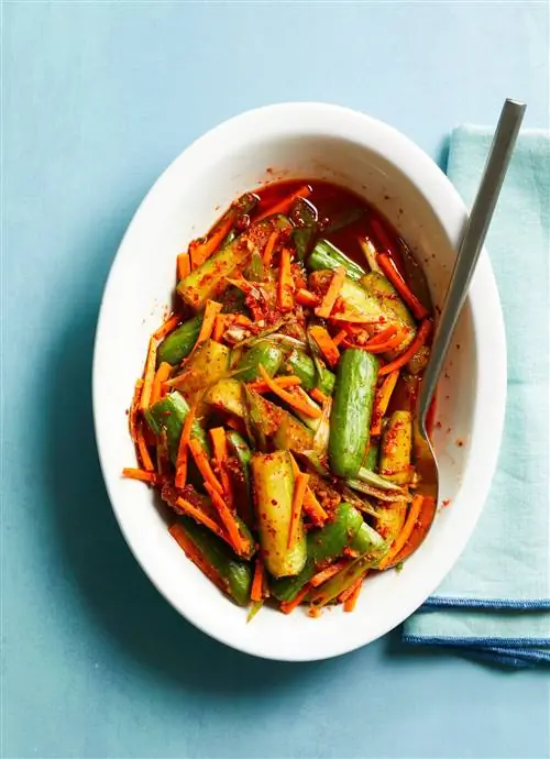 Огуречный кимчи