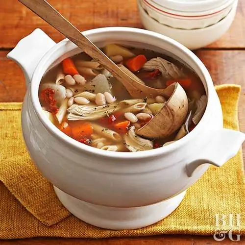 Рамочный суп из индейки