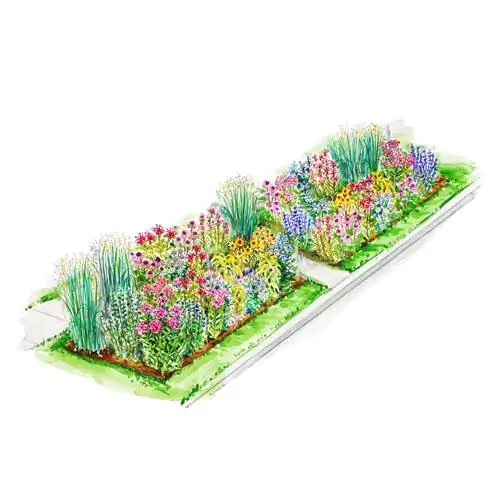 Иллюстрация плана Easy Streetside Garden